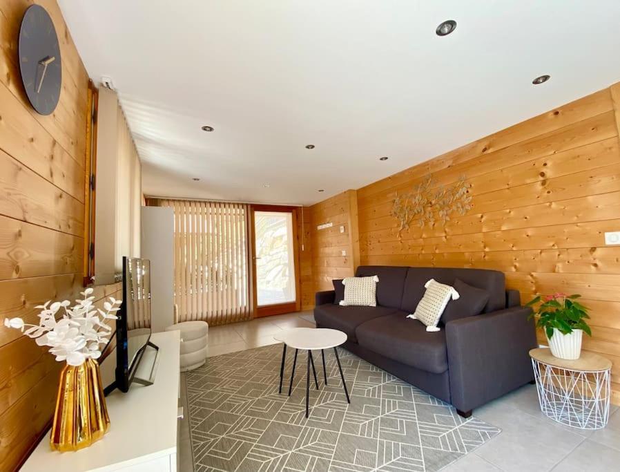 Androsace Appartement Dans Chalet Bois Avec Jacuzzi Privatif Terrasse Et Vue Montagne Les Villards-sur-Thônes Exterior foto